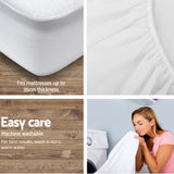NNEDSZ  Bedding Double Size Waterproof Bamboo Mattress Protector