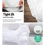 NNEDSZ  Bedding Double Size Waterproof Bamboo Mattress Protector