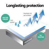 NNEDSZ Bedding King Single Size Waterproof Bamboo Mattress Protector