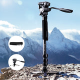 NNEDSZ Extendable Portable Camera Monopod Tripod - Black