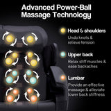 NNEMB Electric Massage Chair Full Body Reclining Zero Gravity Back Kneading