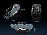 NNEMB Electric Full Body Zero Gravity Massage Recliner Chair with Heat and Bluetooth Black/Blue