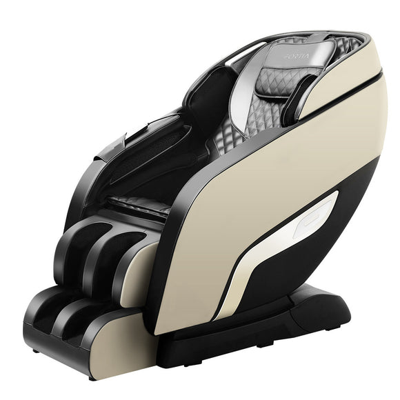 NNEMB Electric Full Body Zero Gravity Massage Recliner Chair with Heat and Bluetooth Black/Cream