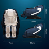 NNEMB Cloud 9 MkII Electric Massage Chair Full Body Zero Gravity with Heat and Bluetooth Navy Blue/Cream