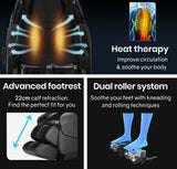 NNEMB Cloud 9 MKII Electric Massage Chair Full Body Zero Gravitywith Heat and Bluetooth Black