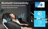 NNEMB Cloud 9 MKII Electric Massage Chair Full Body Zero Gravitywith Heat and Bluetooth Black