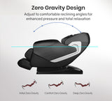 NNEMB Cloud 9 MKII Electric Massage Chair Full Body Zero Gravitywith Heat and Bluetooth Black
