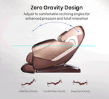 NNEMB Cloud 9 MKII Electric Massage Chair Full Body Zero Gravity with Heat and Bluetooth Bronze