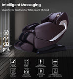 NNEMB Cloud 9 MKII Electric Massage Chair Full Body Zero Gravitywith Heat and Bluetooth Dark Crimson