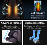 NNEMB Cloud 9 MKII Electric Massage Chair Full Body Zero Gravitywith Heat and Bluetooth Dark Crimson