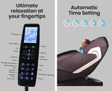 NNEMB Cloud 9 MKII Electric Massage Chair Full Body Zero Gravitywith Heat and Bluetooth Dark Crimson