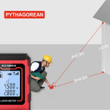 NNEMB KEAMYA 40m Laser Distance Measurer Meter Range Finder Area Volume Digital