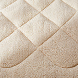 NNEIDS Mattress Topper 100% Wool Underlay Reversible Mat Pad Protector Queen