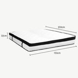 NNEDPE Laura Hill Queen Mattress with Euro Top - 32cm