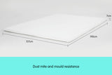 NNEDPE Laura Hill High Density Mattress foam Topper 7cm- Single