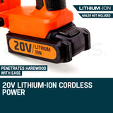 NNEMB Nailer 20V Battery Lithium Ion Rechargeable Cordless Nail Gun