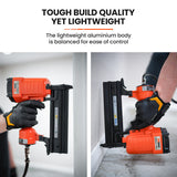 NNEMB CB300 MKII Pneumatic Air T-Nailer Concrete Nail Gun Heavy-Duty