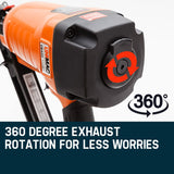 NNEMB Finishing Air Nail Gun-Heavy Duty Angled Nailer Pneumatic Finish