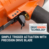NNEMB Finishing Air Nail Gun-Heavy Duty Angled Nailer Pneumatic Finish