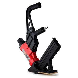 NNEMB Pneumatic Flooring Nailer Staple Gun Floor Gas Nail Cleat Stapler