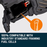 NNEMB Cordless Framing Nailer 34 Degree Gas Nail Gun Portable Battery Charger