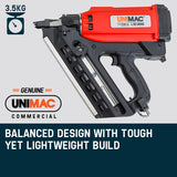 NNEMB Cordless Framing Nailer 34 Degree Gas Nail Gun Portable Battery Charger