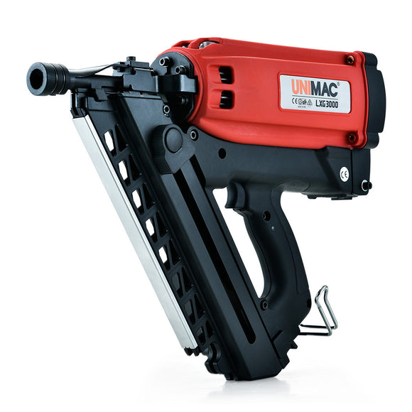 NNEMB LXG3000 MkII Cordless Gas 34 Degree Framing Nailer Kit