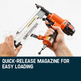 NNEMB 2in1 Air Brad + Staple Finishing Nail Gun Pneumatic Nailer Finish
