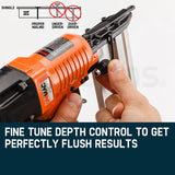 NNEMB 2in1 Air Brad + Staple Finishing Nail Gun Pneumatic Nailer Finish