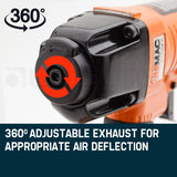 NNEMB 2in1 Air Brad + Staple Finishing Nail Gun Pneumatic Nailer Finish