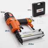 NNEMB 2in1 Air Brad + Staple Finishing Nail Gun Pneumatic Nailer Finish
