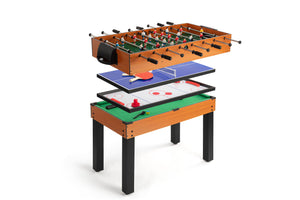 NNEKG 4 in 1 Game Table Foosball Table Tennis Pool Table Hockey