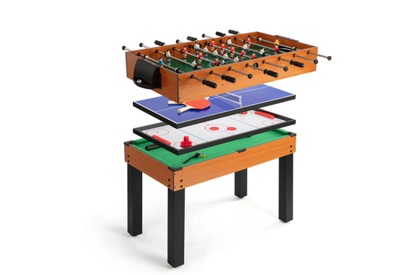 NNEKG 4 in 1 Game Table Foosball Table Tennis Pool Table Hockey