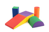 NNEKG Kids 5 Piece Soft Play Foam Corner Climber Activity Playset