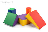 NNEKG Kids 5 Piece Soft Play Foam Corner Climber Activity Playset