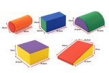 NNEKG Kids 5 Piece Soft Play Foam Corner Climber Activity Playset