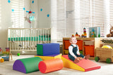 NNEKG Kids 5 Piece Soft Play Foam Corner Climber Activity Playset