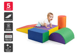 NNEKG Kids 5 Piece Soft Play Foam Corner Climber Activity Playset