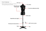 NNEKG Dressmakers Adjustable Dress Form (Size 8 14 Black)