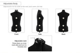 NNEKG Dressmakers Adjustable Dress Form (Size 8 14 Black)