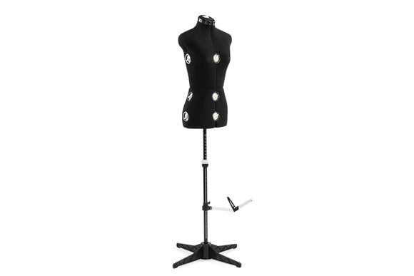 NNEKG Dressmakers Adjustable Dress Form (Size 8 14 Black)