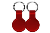 NNEKG Silicone Case Cover for Apple AirTag 2 Pack (Red)