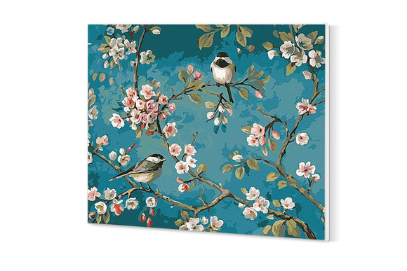 NNEKG Painting by Numbers Birds on a Tree