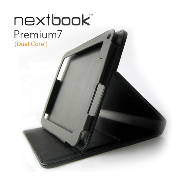 NNEDSZ Stand Case for Nextbook Premium7 Tablets 727KC (Dual Core) - Black