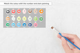NNEKG Painting by Numbers Colourful Cat