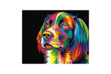 NNEKG Painting by Numbers Colourful Dog