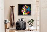 NNEKG Painting by Numbers Colourful Dog