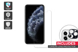 NNEKG iPhone 11 Pro Screen Protector + Camera Lens Protector Pack