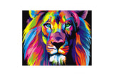 NNEKG Painting by Numbers Colourful Lion
