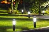 NNEKG Solar Powered Bollard LED Light 2 Pack